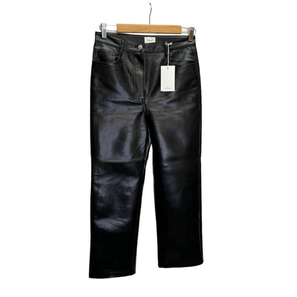 NWT Aritzia Melina Cropped Pant Black Size 4